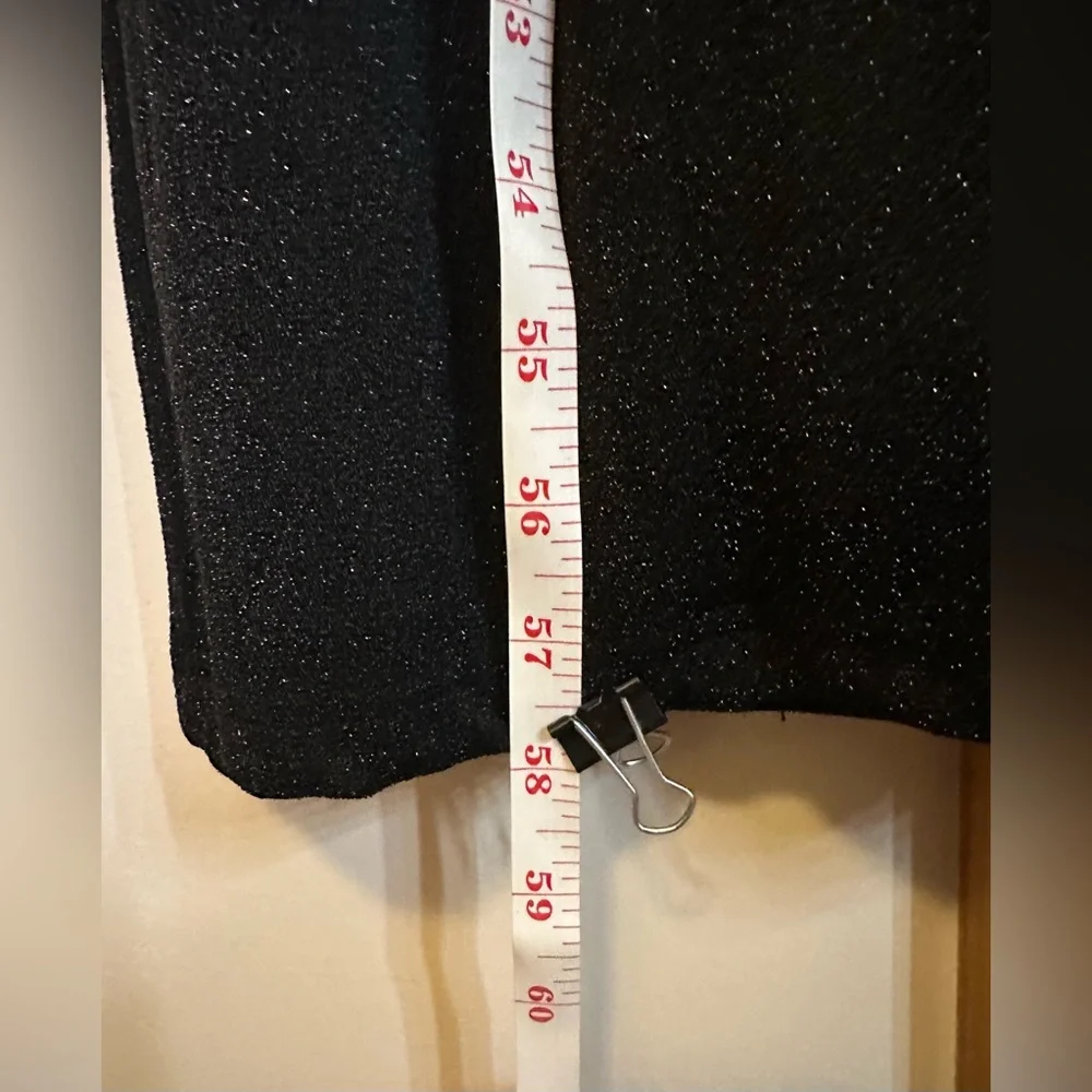 Hello Molly ‘Dear Emilia’ Black Sparkle Maxi, Built-in Cups, NWT, Size XS - Picture 16 of 16